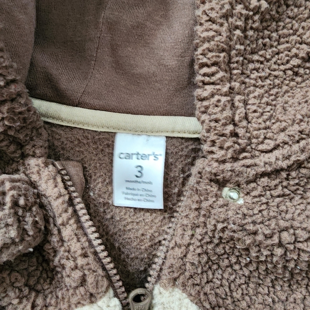 Brown Sherpa Reindeer Jumper, Kid's 3M - Picture 5 of 7